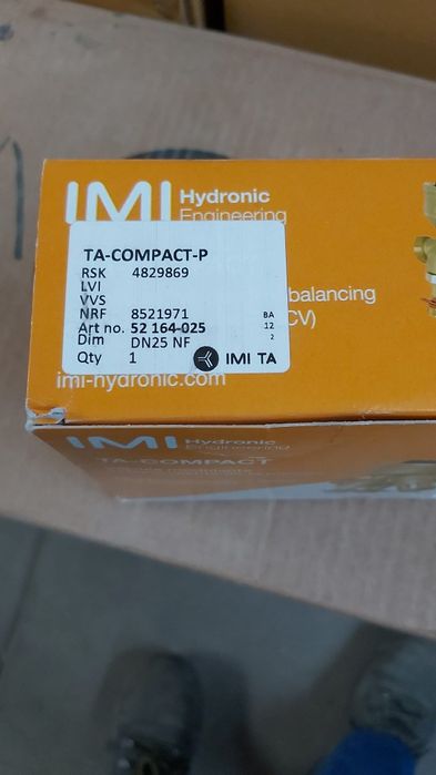 Vana de Reglare si Echilibrare TA Compact P DN10 DN15 DN20 DN25