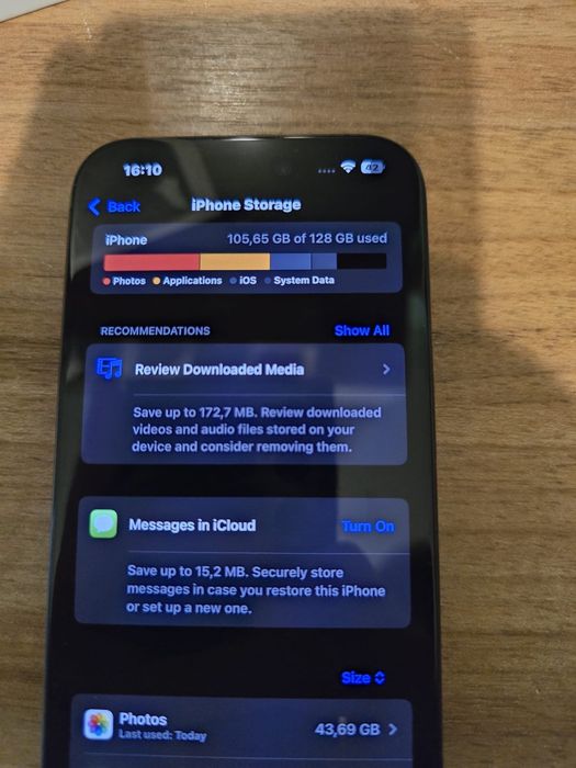 Iphone 15 Pro 128GB 88% Sanatate baterie