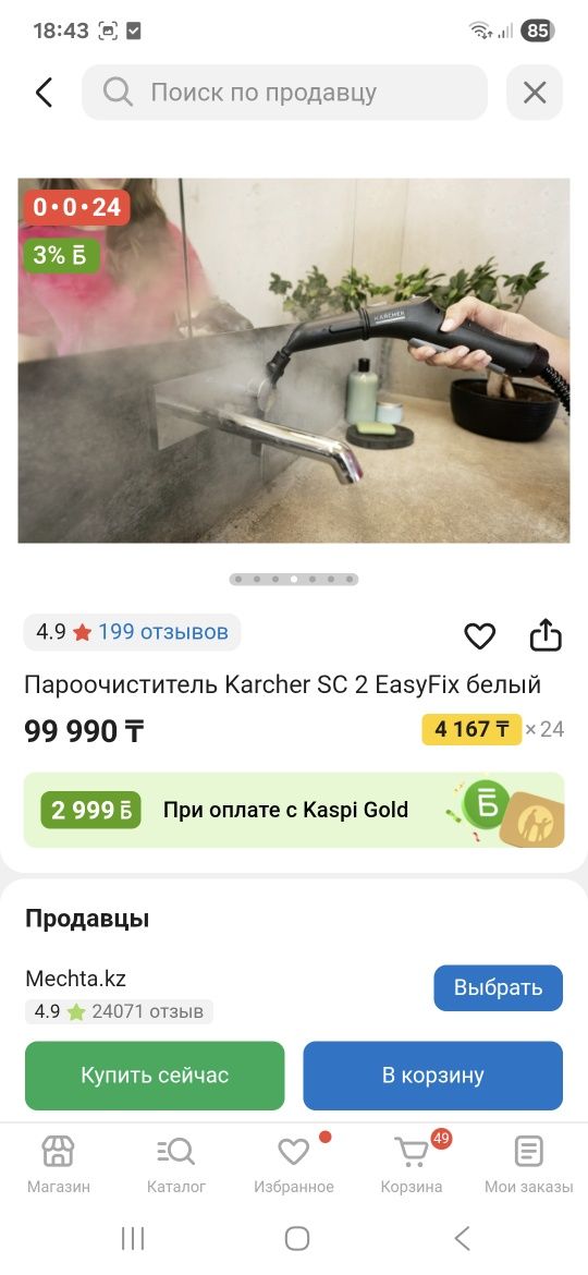 Парогениратор Karcher