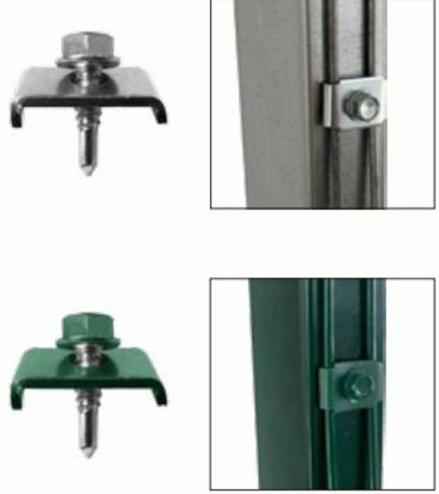 Plasa bordurata-prindere cu clema rapida zn