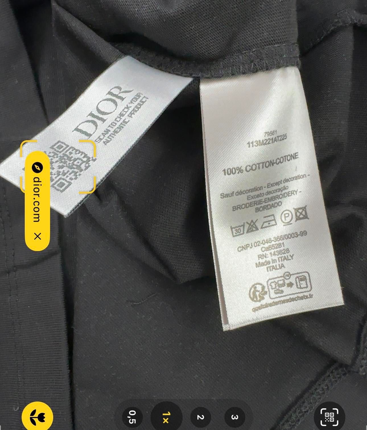 Christian Dior-Оригинална чисто нова мъжка тениска Л размер