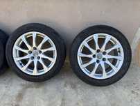 Anvelope vara 225 50 17,jante aliaj Audi originale