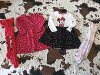 Lot 2 Rochițe Minnie mouse măsură 104 și dresuri