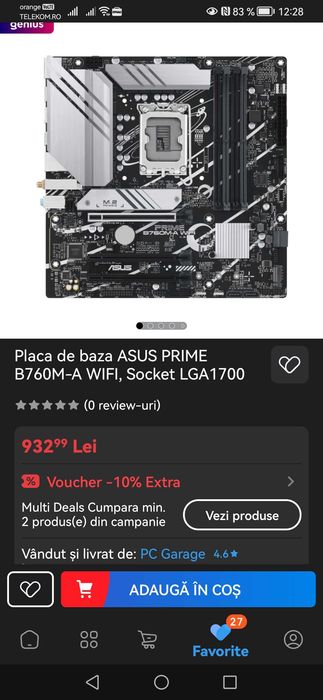 ASUS b760m ddr5 lga 1700 wifi