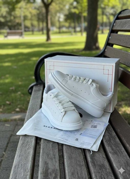 Adidasi Alexander Mc Q u e e n Full White - Full Box