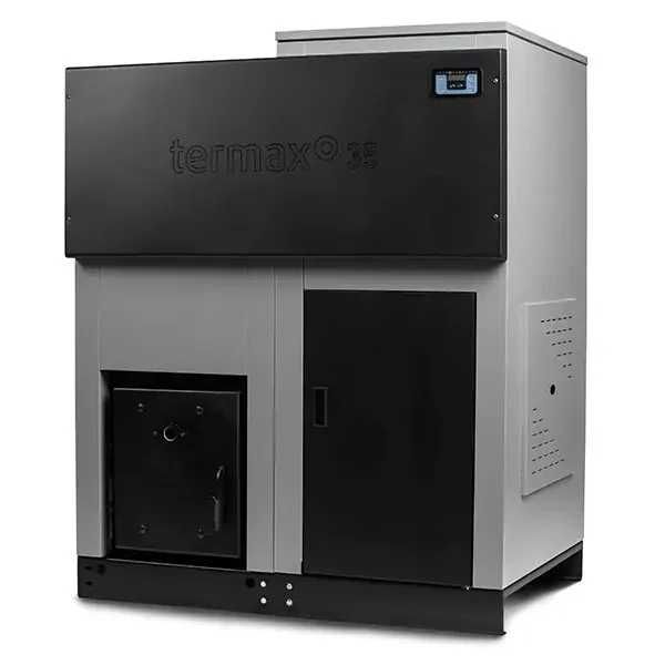 Pachet centrala cu peleti Termax ECO GRI 100 kW, 650 mp