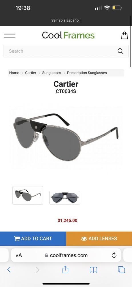 Cartier очила