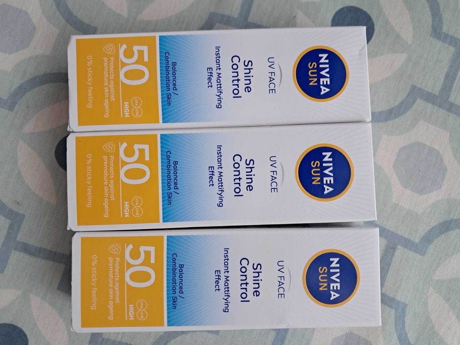 Слънцезащита Nivea shine control spf 50