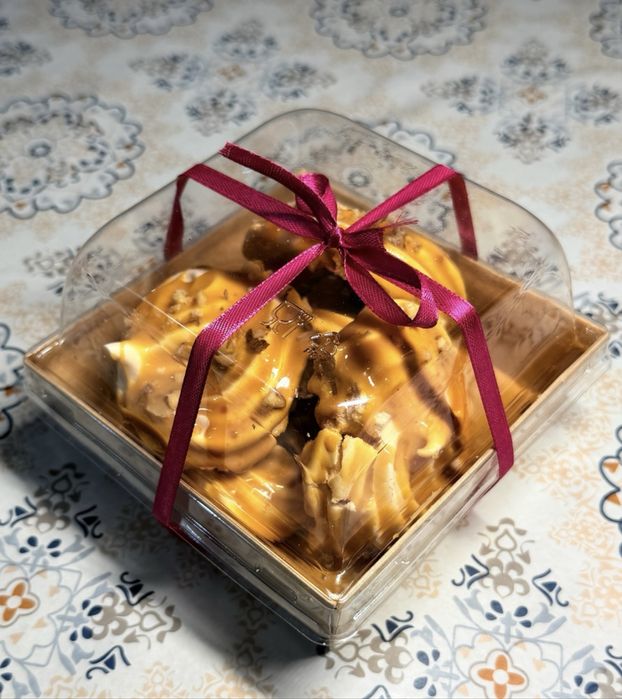 Безе с карамелью