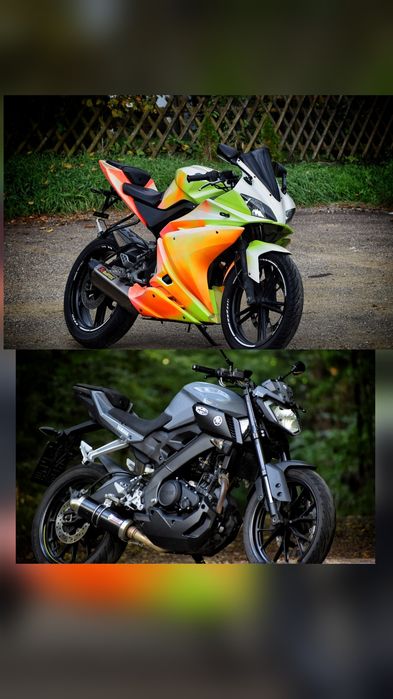 Yamaha yzf 125  yzfr125 rc mt cbr duke