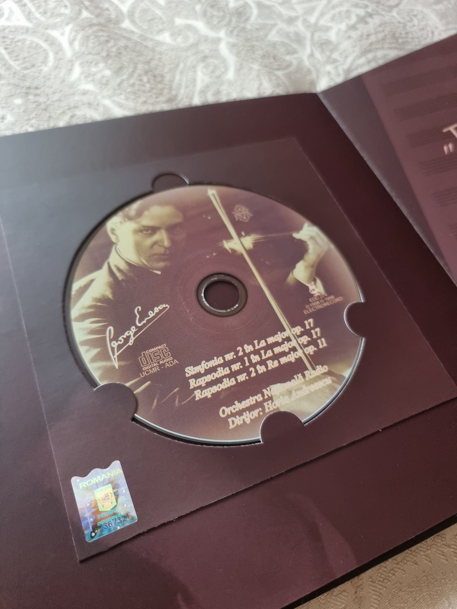 George Enescu – Ediție BNR 130 de ani | Album rar cu timbre