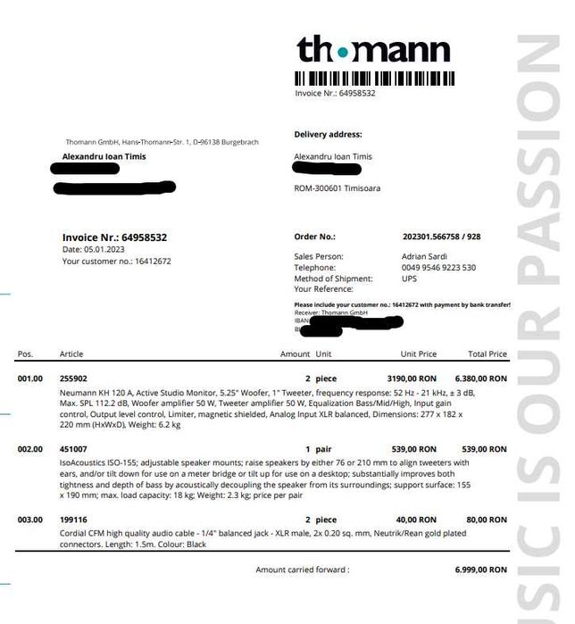 Monitoare Neumann KH 120 A