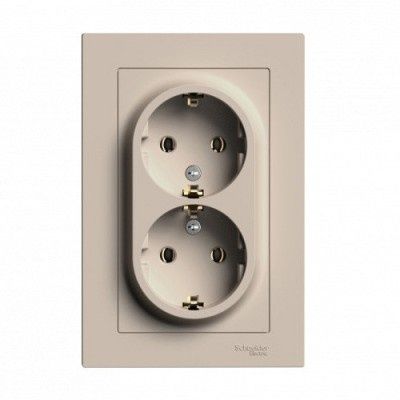 Розетки и выключатели песочный