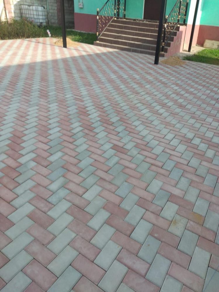 X2 Брусчатка в Алматы. Различные формы и цвета