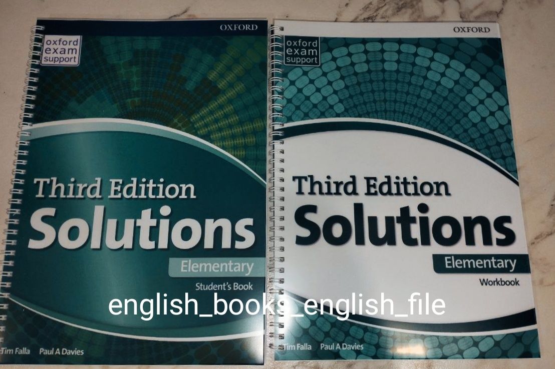 Solutions. Английский книги. Family and friends. English file. Pre-int
