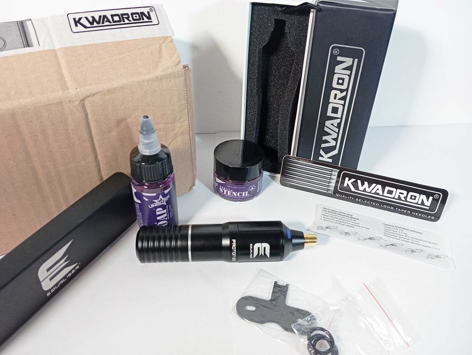 aparat de tatuat Kwadron Equaliser Proton MX 4 mm, NOU nouț original