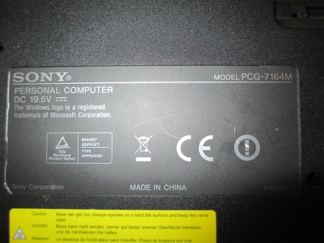 SONY Vaio PCG-7164m