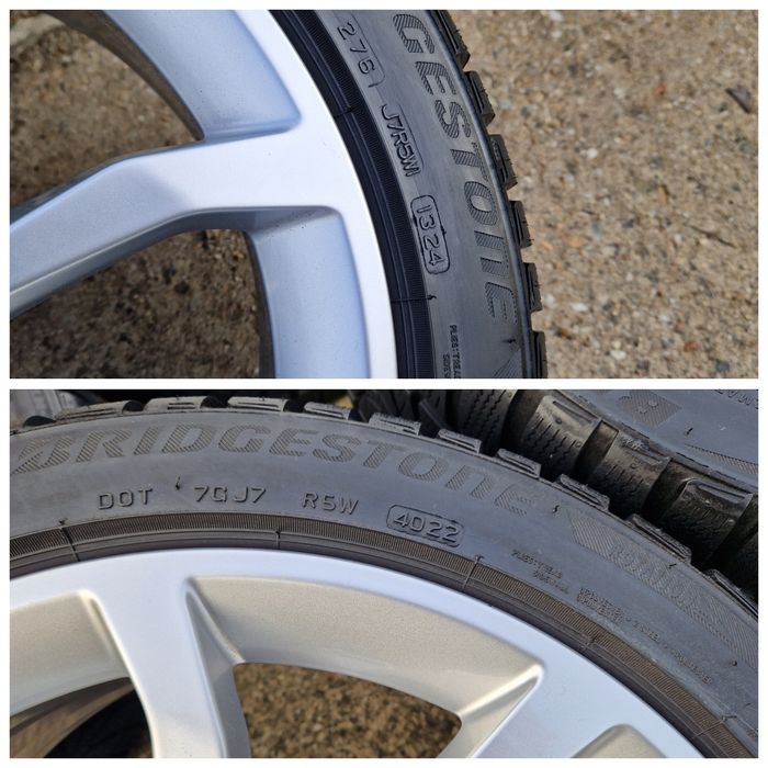 Jante 5x112 Audi A4 B9 anvelope iarna 225 45 18