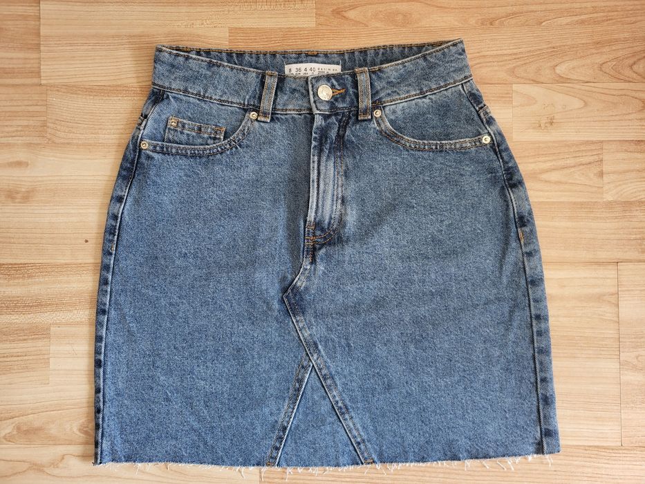 Fusta denim mărimea S