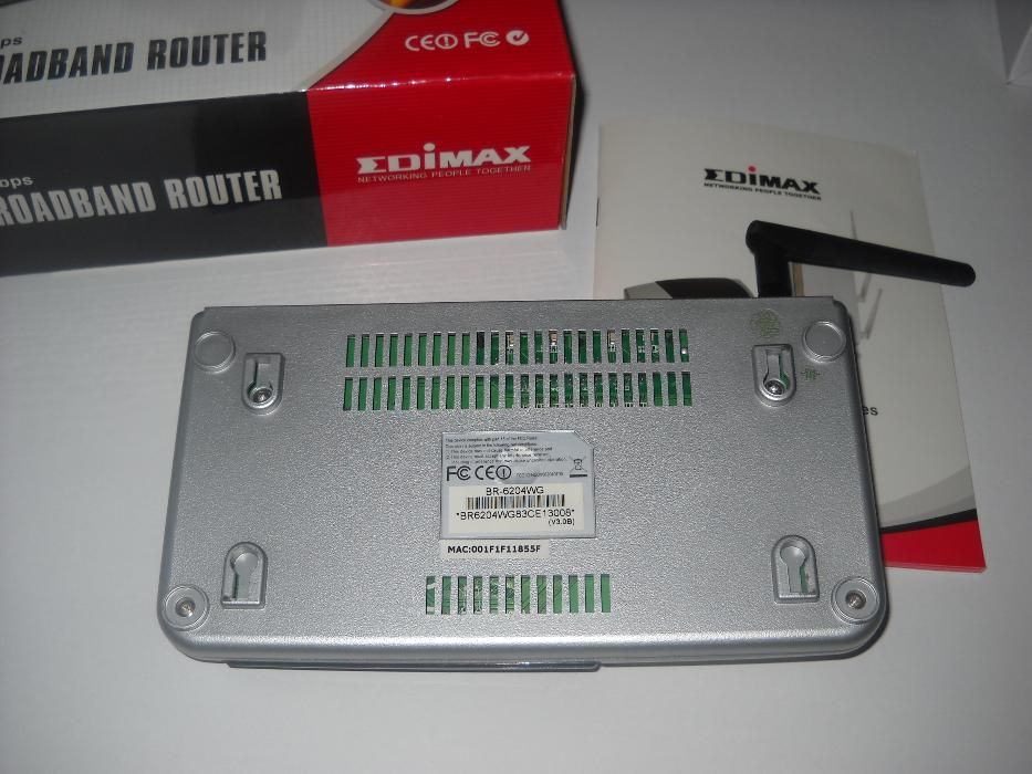 Router Wireless EDIMAX model MODEL BR-6204WG, folosit, la cutie