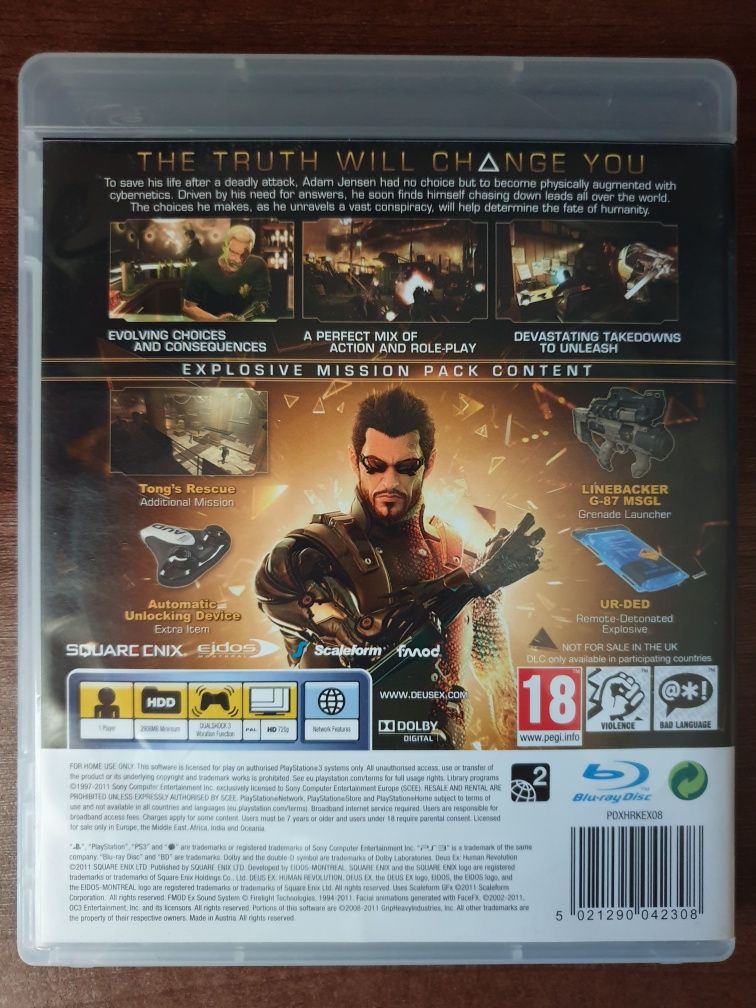 Deus Ex Human Revolution Limited Edition PS3/Playstation 3
