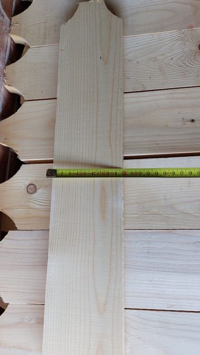 Șipca uscată pentru gard,lemn molid,50x10x2 cm