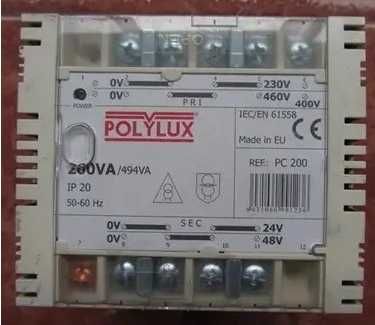 Понижающий трансформатор напряжения Polylux IP 20