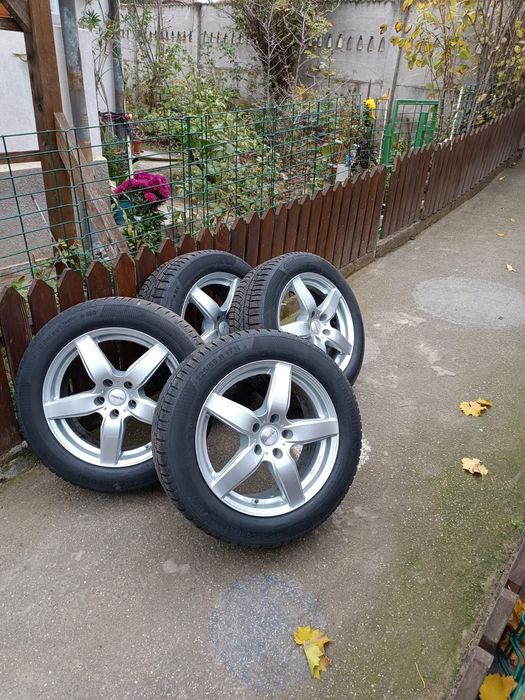 Jante aliaj și anvelope iarna Continental 225/55/17