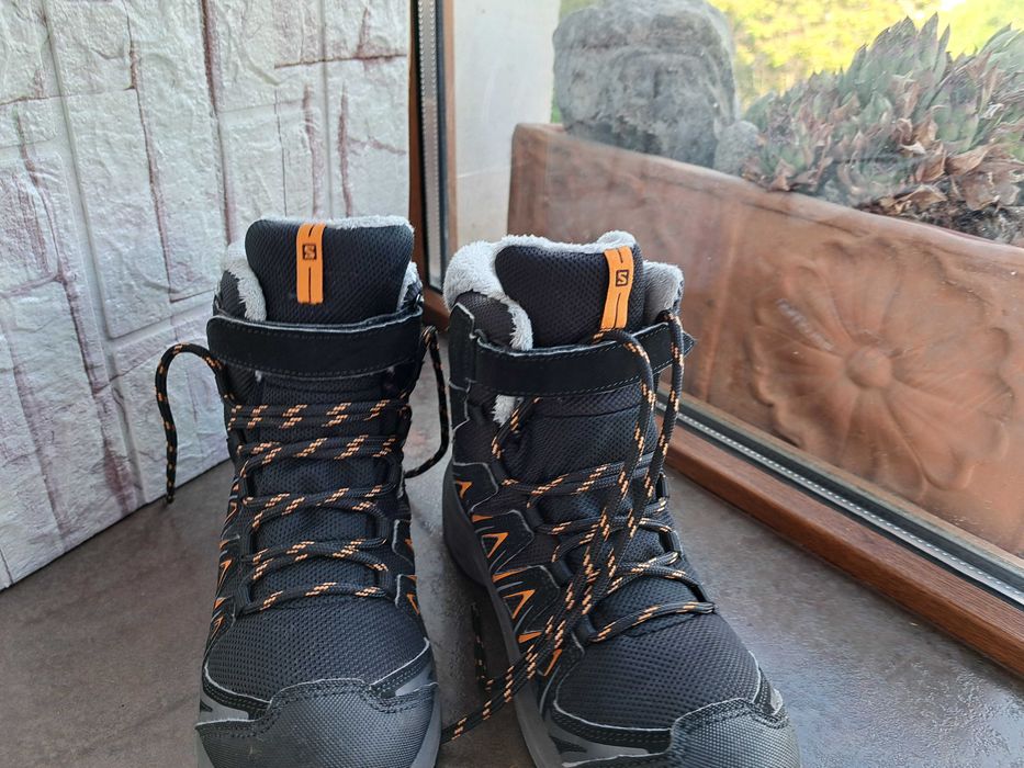 детски ботуши,зимни обувки,боти,апрески,Salomon номер36 за момче,