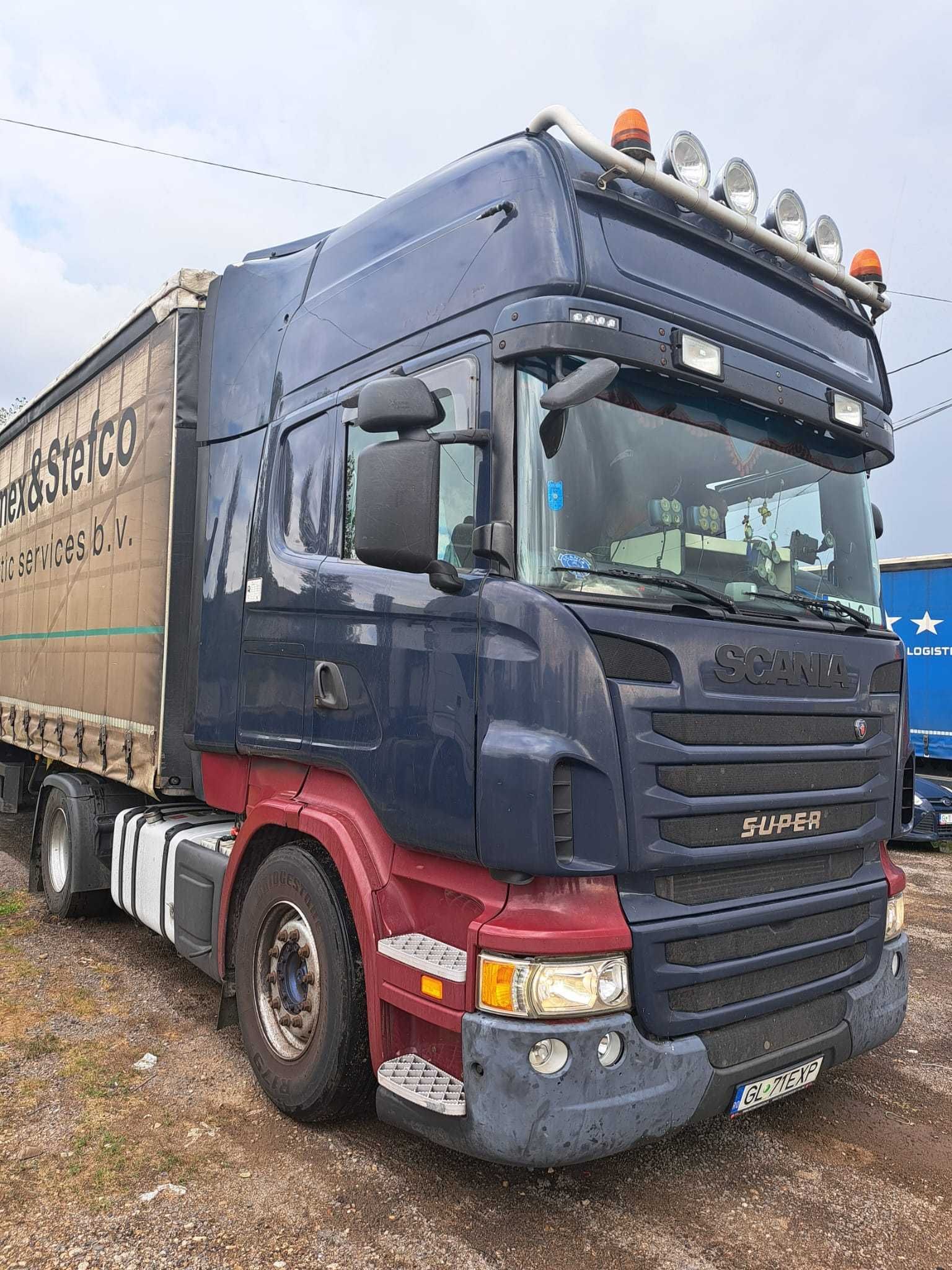 Vand Scania R480 cu sau fara remorca schmitz