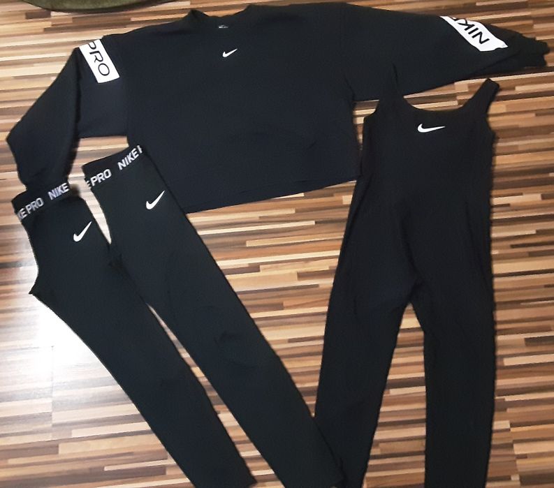 (XS) NIKE PRO оригинални клин(30лв)гащеризон(59лв)блуза(50лв)