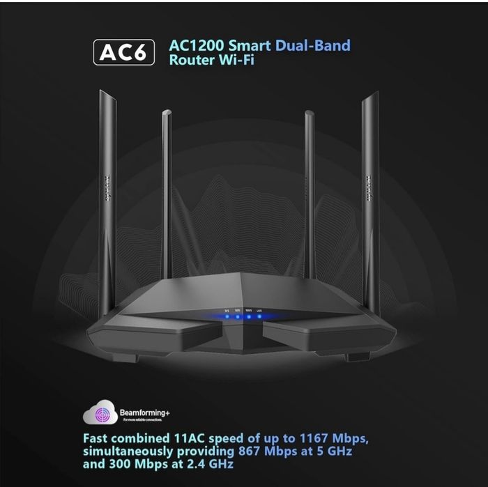 Router wireless,Tenda AC1200,5G