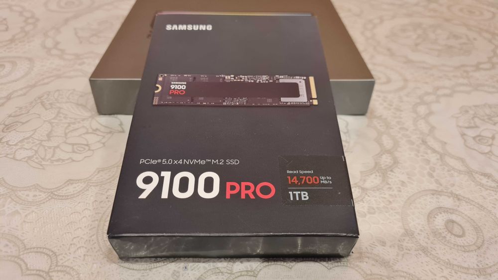 Новый SSD NVMe Samsung 9100 PRO 1TB. Накопитель PCIe 5 го поколения.
