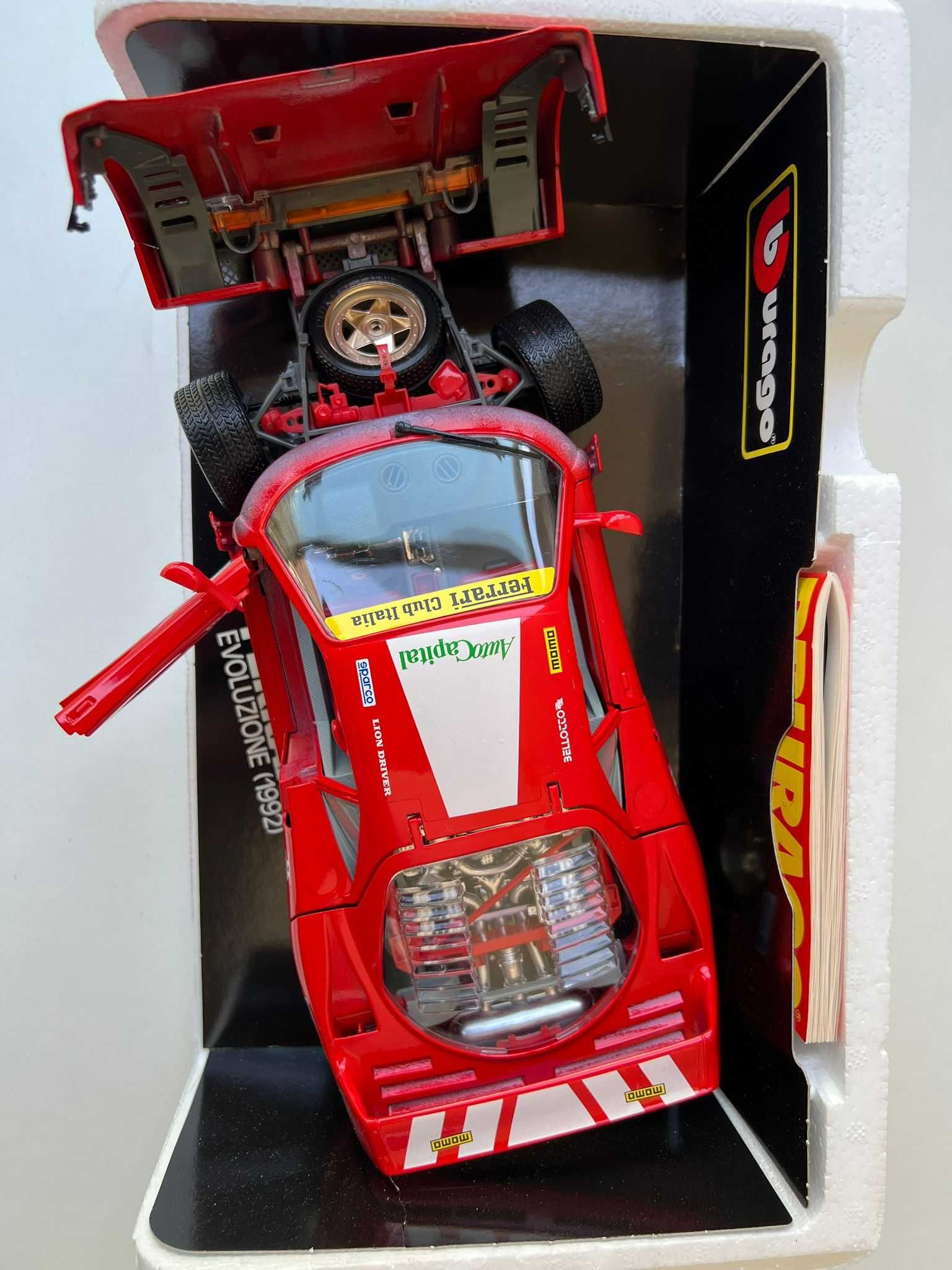 Macheta Auto 1/18 Burago Ferrari F40 Evoluzione 1992