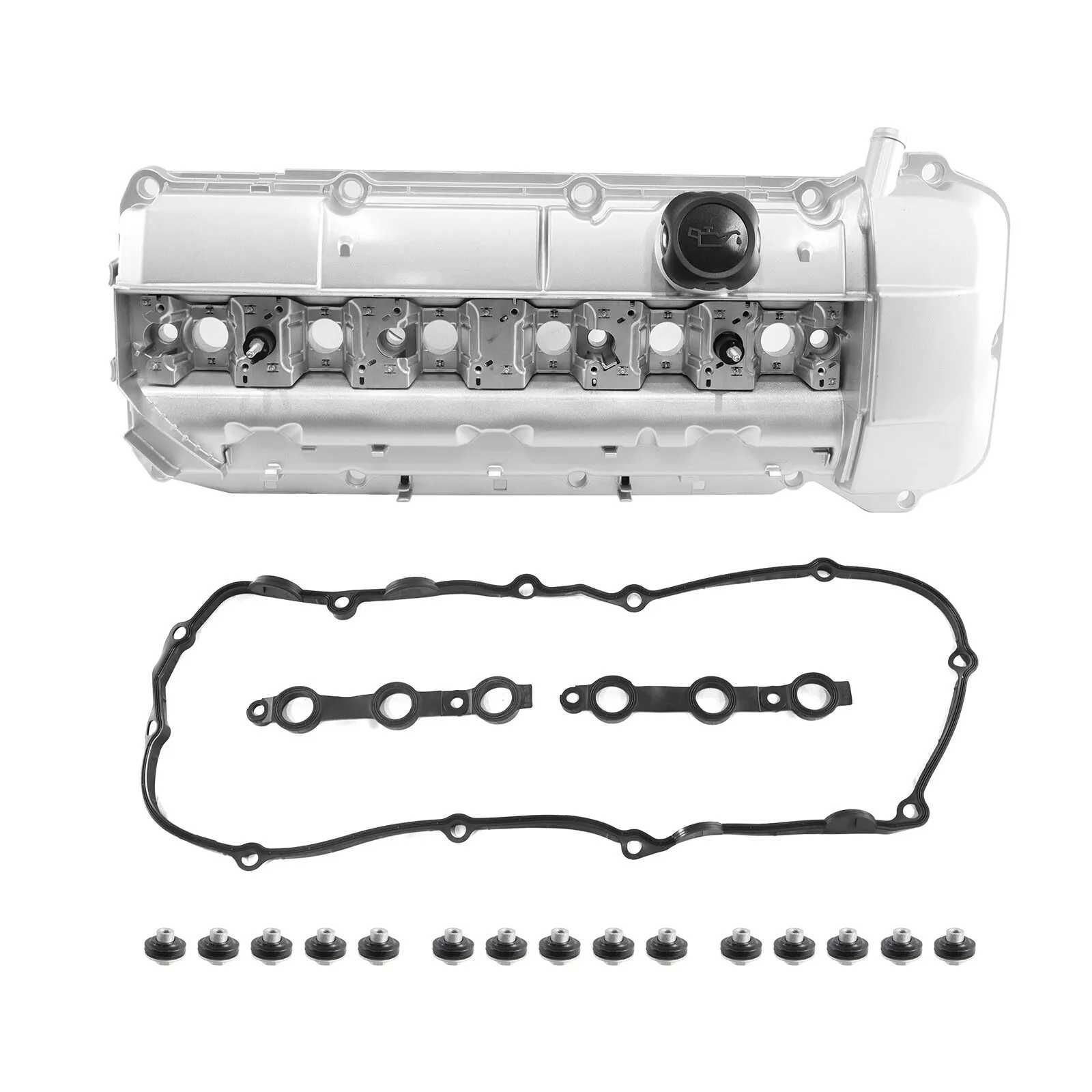 Алуминиев капак клапани за BMW двигатели M52TU/M54 E39 E46 E53 X5 Z3