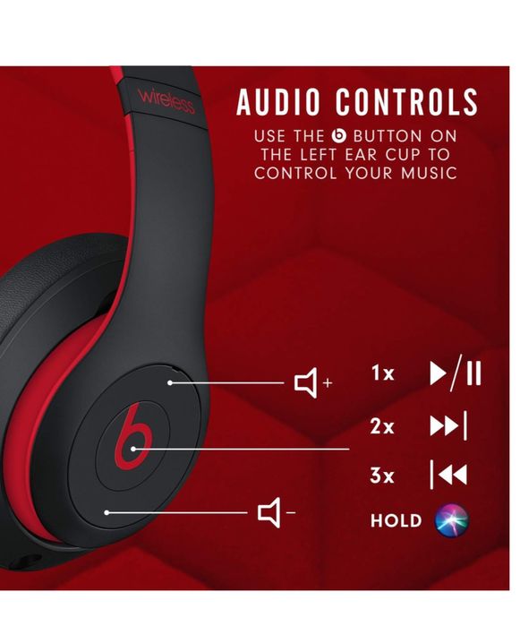 Căști circumauriculare wireless Beats Studio3