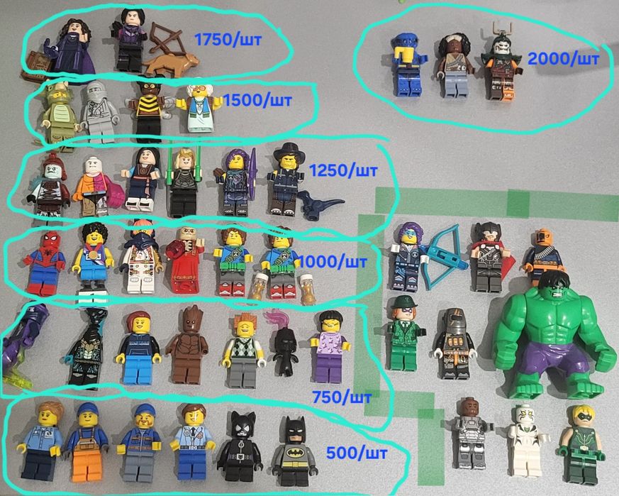 Лего минифигурки