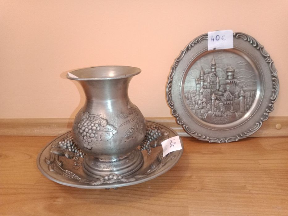 Vase ornamentale din zinc