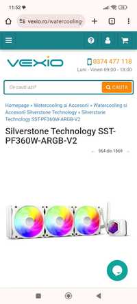 Cooler răcire procesor Silverstone SST-PF360W-ARGB-V2
