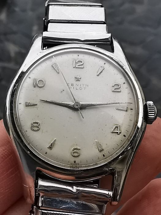 Ceas Zenith Pilot Stellina-Cal.126 5 6 -35 mm- Funcționează Impecabil