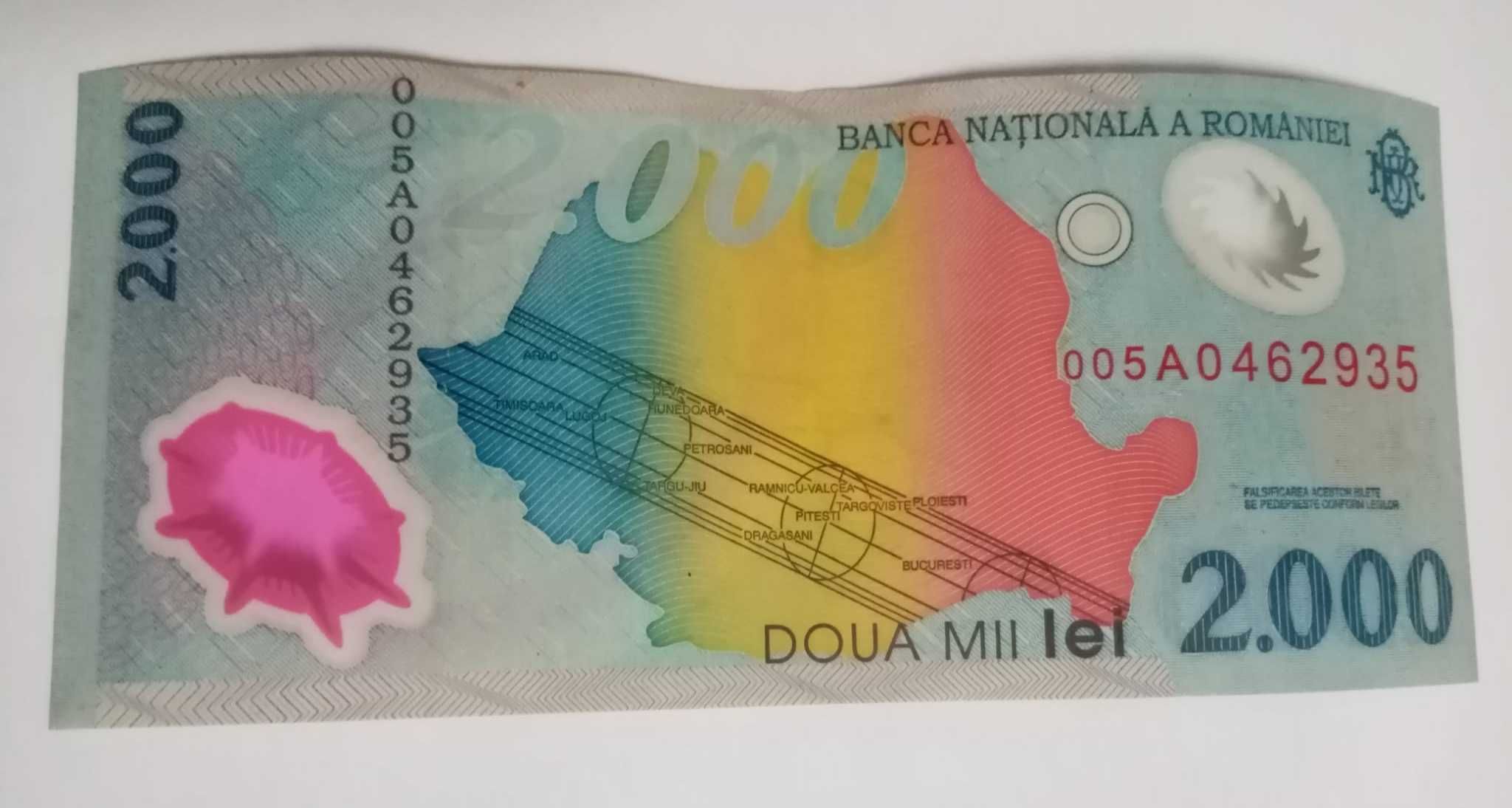 Bancnota eclipsa anul 2000