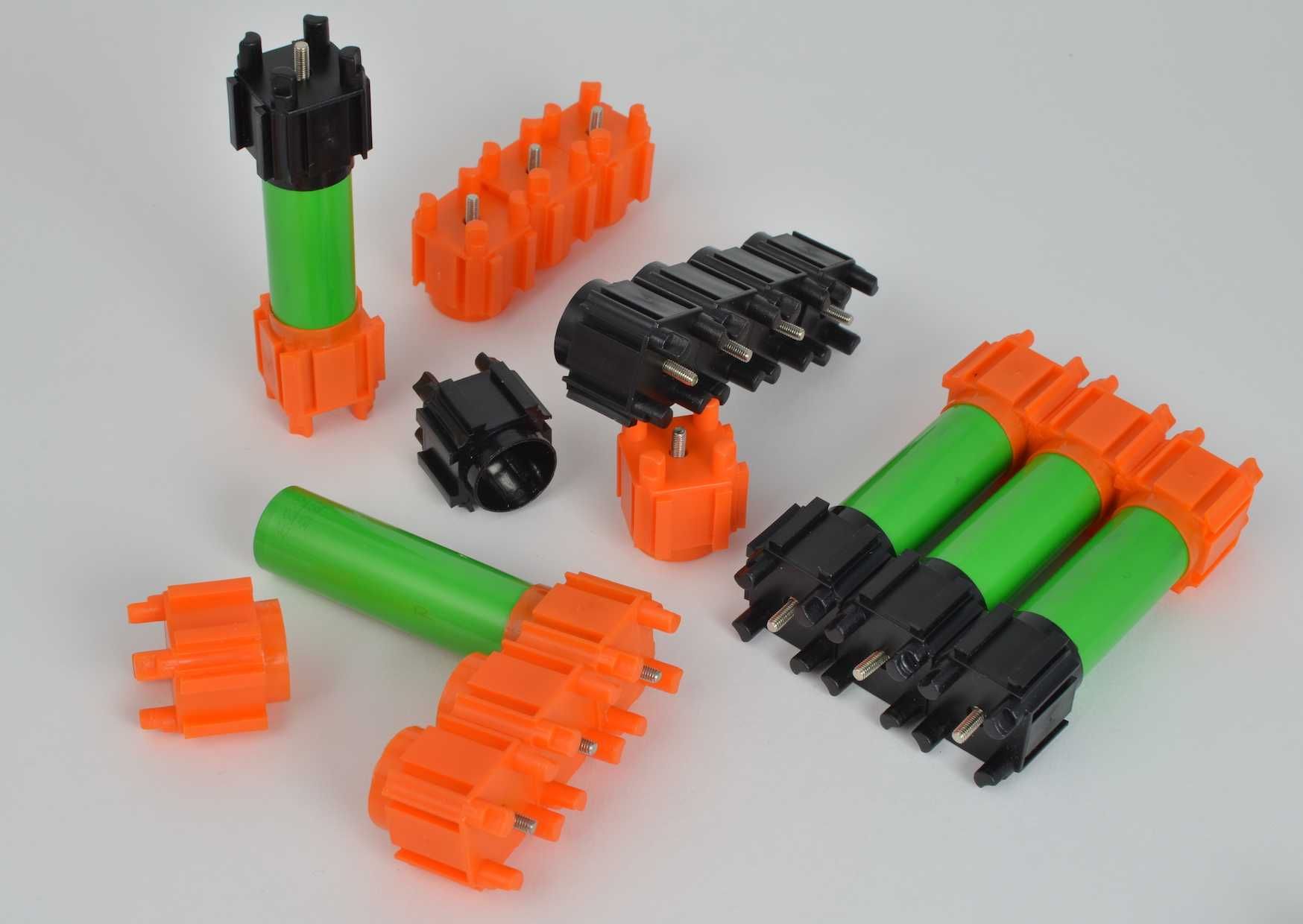 Suport fixare Acumulatori sau baterie Li-Ion asamblare de tip LEGO
