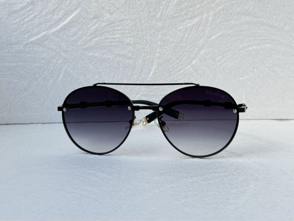 Balmain слънчеви очила кръгли овални унисекс черни кафяви сини