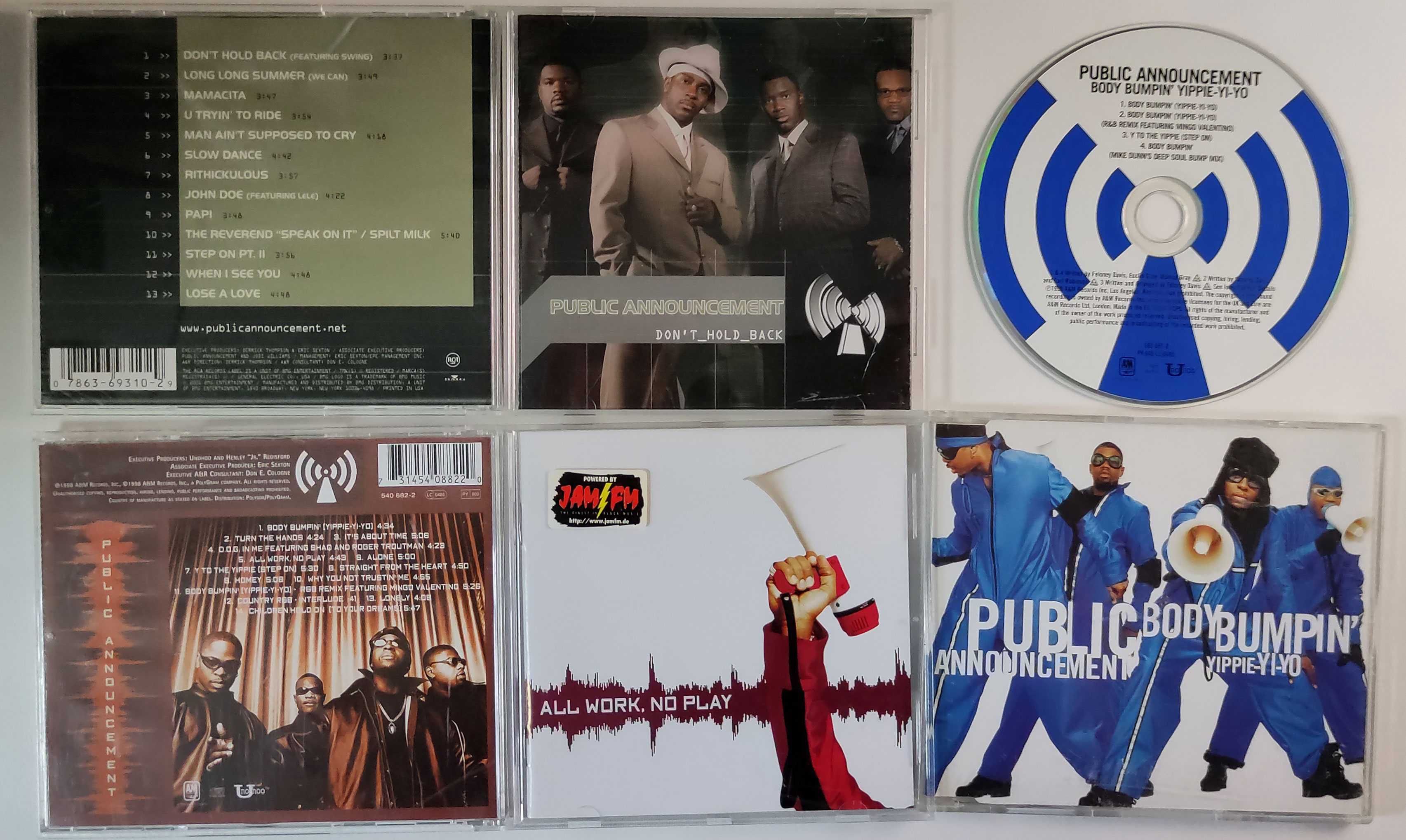 En Vouge, Total, Ginuwine, Xscape, Zhane, Babyface, Beverley Knight...