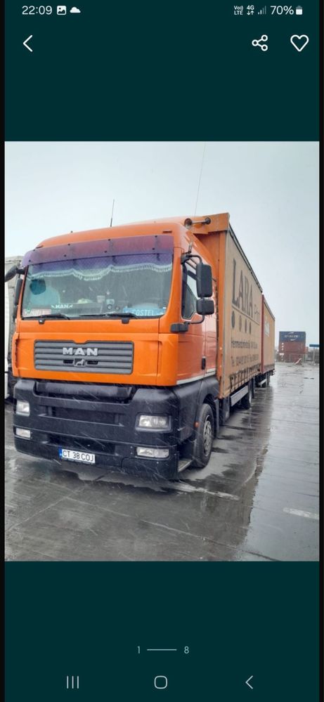 Camion tandem Ansamblu MAN
