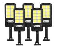 Set 5 lampa cu încărcare solară 160 LED 8 casete telecomanda 150W