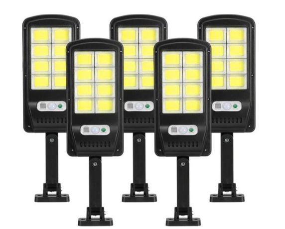 Set 5 lampa cu încărcare solară 160 LED 8 casete telecomanda 150W