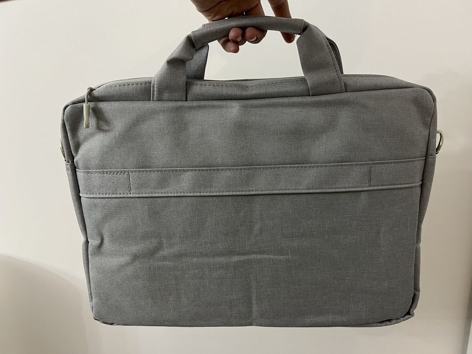Сумка для ноутбука серая
