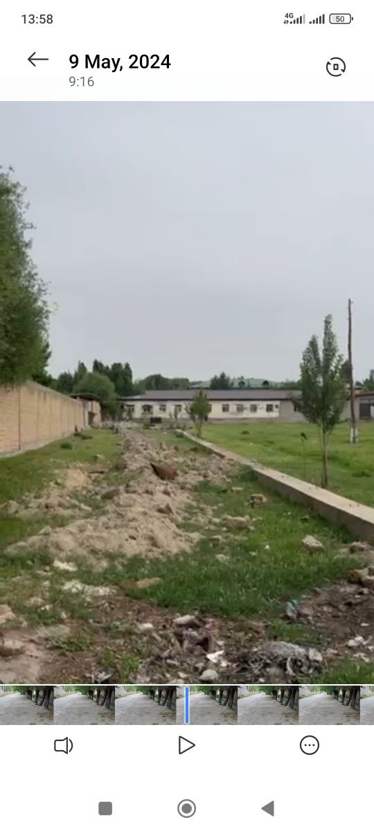 Нотурар йер сотилади майдони 40 сотик.