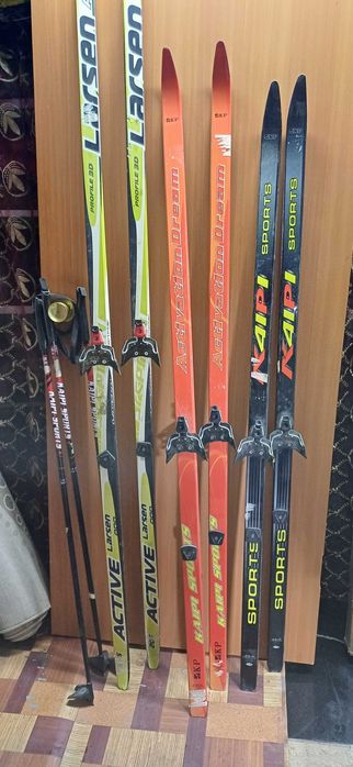 Лыжи пластик Б/у